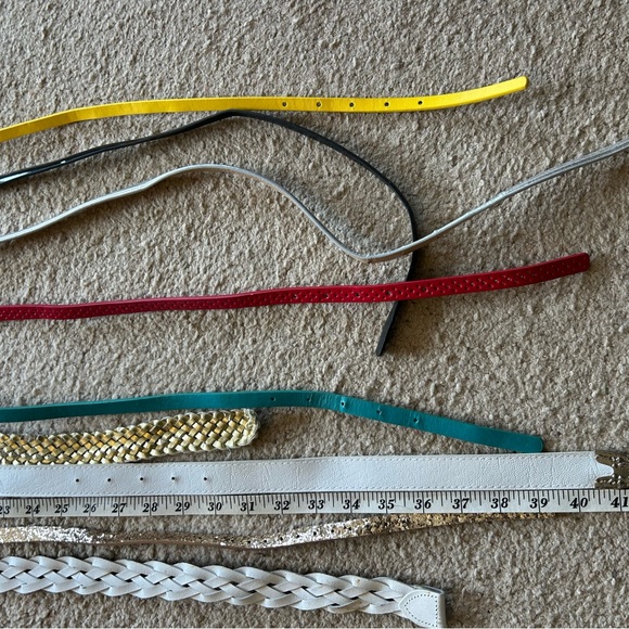 13 Assorted Colorful Belts Collection - Picture 6 of 15